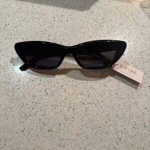 Black Cat-Eye Sunglasses